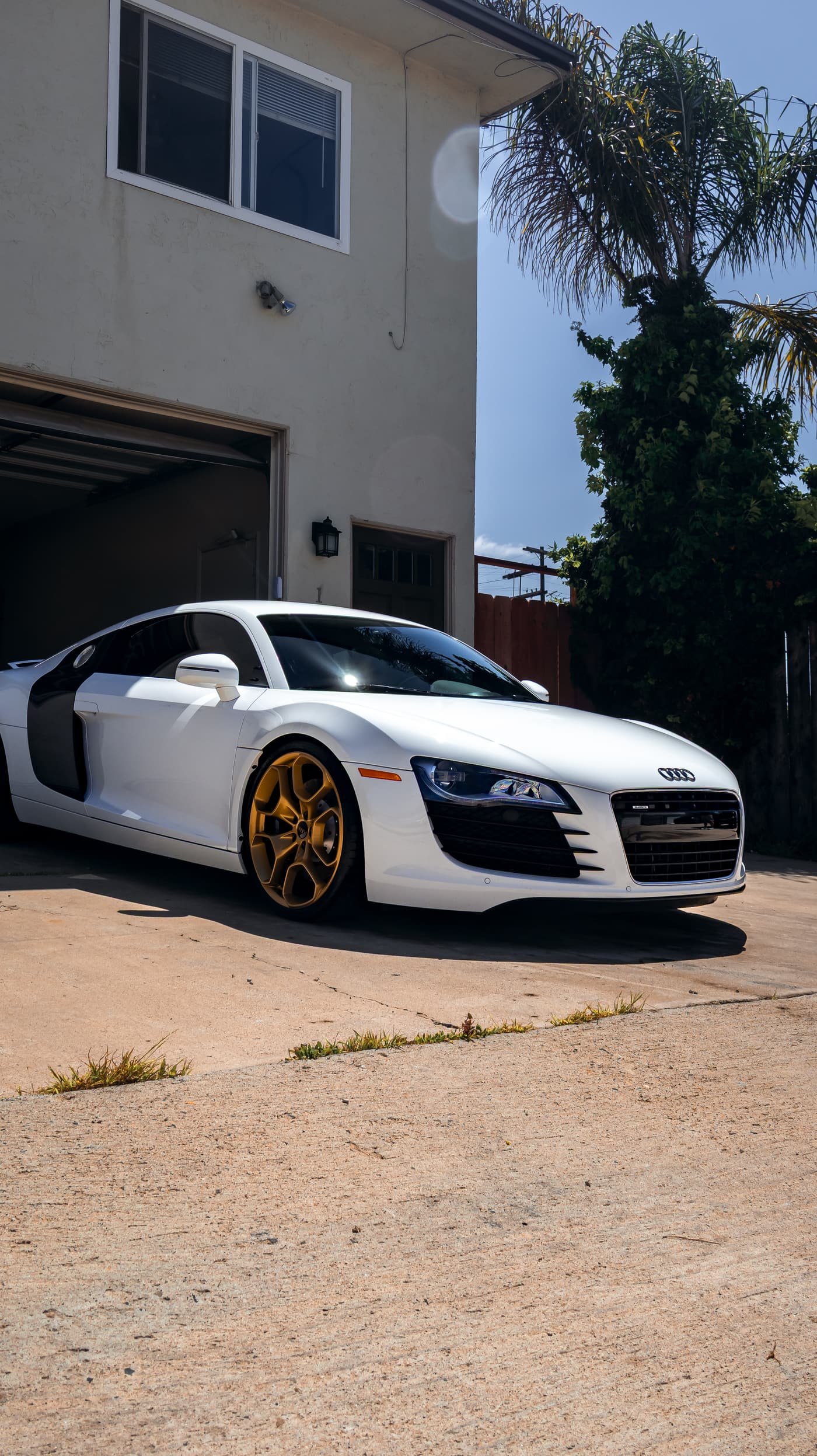 Clean, glossy Audi R8 exterior in La Mesa, CA, Joji's Mobile Detailing