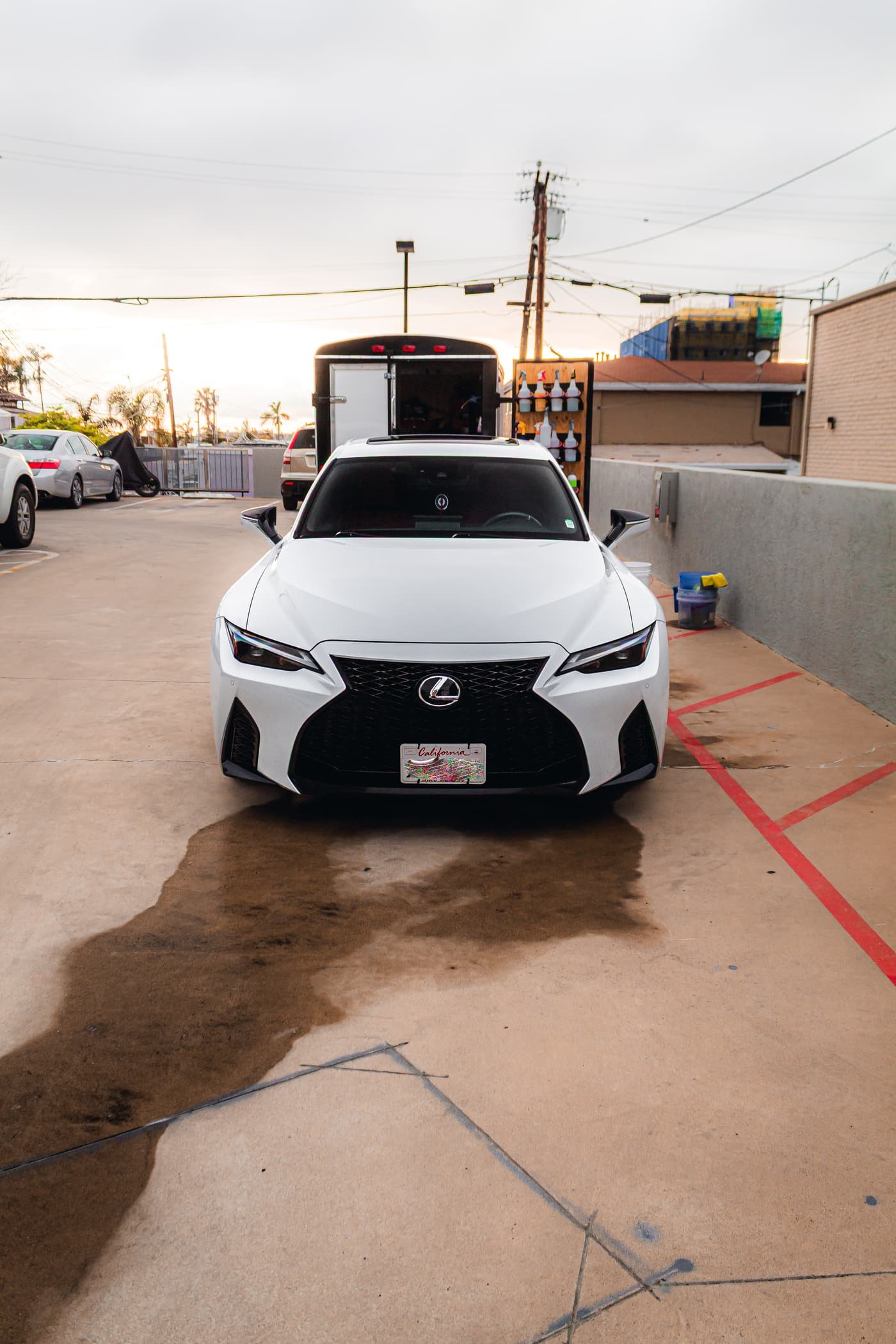Clean Lexus IS exterior in Mission Valley, CA, Joji's Mobile Detailing