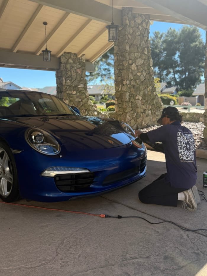 Paint Correction example, Joji's Mobile Detailing